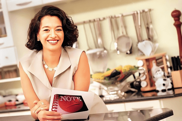 Cátia Fonseca no Note e Anote (Foto: Reprodução) Cátia Fonseca no Note e Anote (Foto: Reprodução)