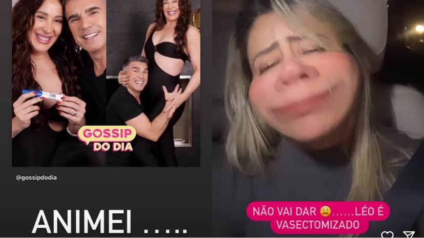 Poliana Rocha se anima com notícia de gravidez de Claudia Raia e, logo em seguida, cai na realidade Poliana Rocha se anima com notícia de gravidez de Claudia Raia e, logo em seguida, cai na realidade