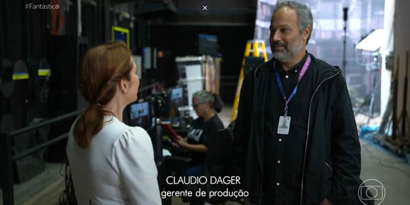 Claudia Dager, gerente comercial de Travessia, expôs os bastidores da novela no Fantástico - Foto: Reprodução Claudia Dager, gerente comercial de Travessia, expôs os bastidores da novela no Fantástico - Foto: Reprodução