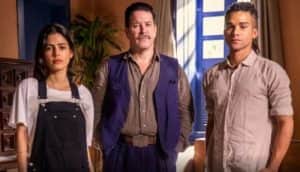Marcelo (Lucas Leto) e Guta (Julia Dalavia) terão romance descoberto por Tenório (Murilo Benício) em Pantanal (Foto: Reprodução / Globo) Marcelo (Lucas Leto) e Guta (Julia Dalavia) terão romance descoberto por Tenório (Murilo Benício) em Pantanal (Foto: Reprodução / Globo)