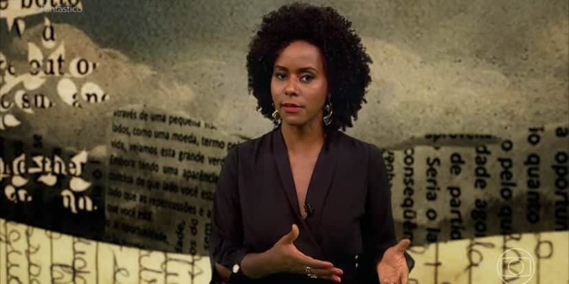 Maju Coutinho no Fantástico - Foto: Reprodução Maju Coutinho no Fantástico - Foto: Reprodução