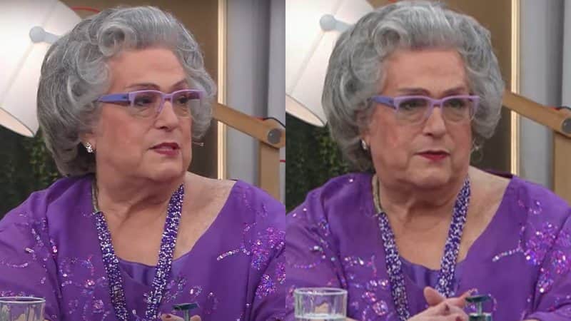 Mamma Bruschetta ficou constrangida após seu celular tocar na Band Mamma Bruschetta ficou constrangida após seu celular tocar na Band