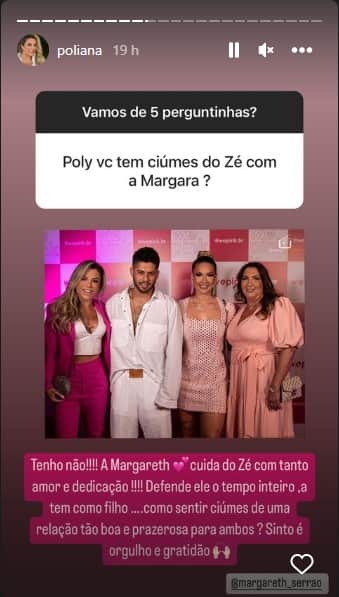 Poliana Rocha diz o que pensa da relação do filho com a sogra dele - Foto: Reprodução Poliana Rocha diz o que pensa da relação do filho com a sogra dele - Foto: Reprodução