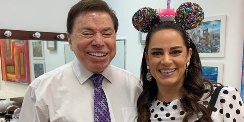 Silvio Santos e Silvia Abravanel (Foto: Reprodução)