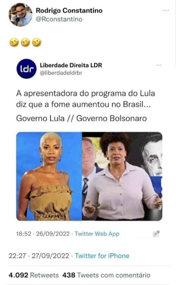 Thalma de Freitas é alvo de ataque nas redes sociais - Foto: Reprodução Thalma de Freitas é alvo de ataque nas redes sociais - Foto: Reprodução