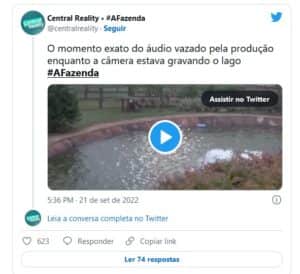 Após um deslize, Record TV deixa áudio comprometedor de A Fazenda 14 vazar e deixa internautas desconfiados (Foto: Reprodução / Twitter) Após um deslize, Record TV deixa áudio comprometedor de A Fazenda 14 vazar e deixa internautas desconfiados (Foto: Reprodução / Twitter)