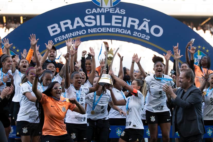 Corinthians conquista tetracampeonato no Brasileirão Feminino. Crédito da foto: Thais Magalhães/CBF Corinthians conquista tetracampeonato no Brasileirão Feminino. Crédito da foto: Thais Magalhães/CBF