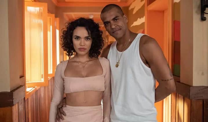 Mar do Sertão -Xaviera (Giovana Cordeiro) e Vanclei (Marcello Melo Jr.) em Mar do Sertão. (Foto: Reprodução / Globo) Mar do Sertão -Xaviera (Giovana Cordeiro) e Vanclei (Marcello Melo Jr.) em Mar do Sertão. (Foto: Reprodução / Globo)