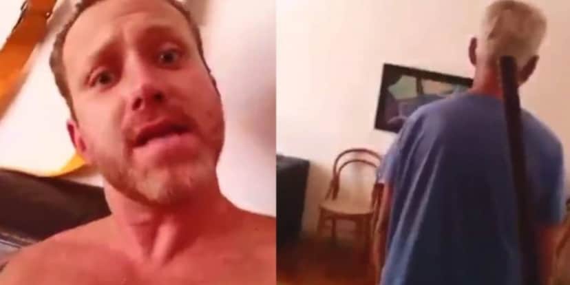 Sérgio Hondjakoff ameaçou o próprio pai de morte em vídeo (Foto Reprodução/Montagem/Instagram) Sérgio Hondjakoff ameaçou o próprio pai de morte em vídeo (Foto Reprodução/Montagem/Instagram)
