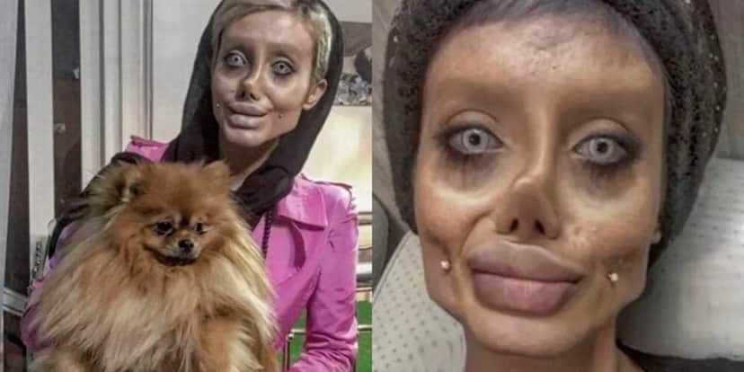 "Angelina Jolie Zumbi" não passou de um fake criado pela iraniana por meios de artificios virtuais (Foto Reprodução/Internet) "Angelina Jolie Zumbi" não passou de um fake criado pela iraniana por meios de artificios virtuais (Foto Reprodução/Internet)