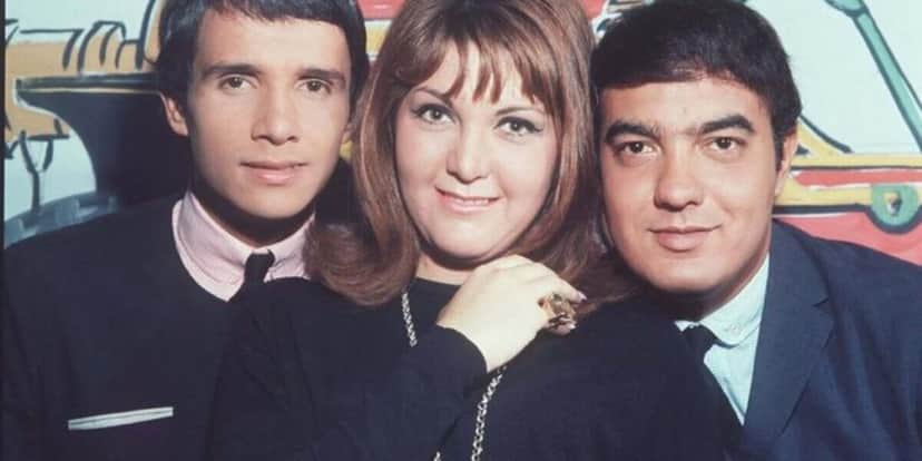 Wanderléa, Roberto Carlos e Erasmo Carlos (Foto Reprodução/Blogger)