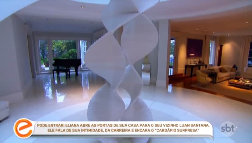 Escultura da apresentadora (Foto: Divulgação) Escultura da apresentadora (Foto: Divulgação)