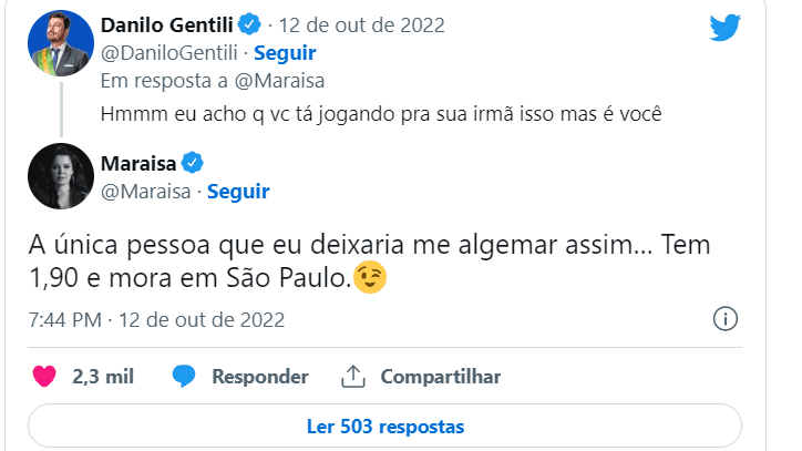 Danilo Gentilli confundem as irmãs no twitter (Foto Reprodução/Twitter) Danilo Gentilli confundem as irmãs no twitter (Foto Reprodução/Twitter)