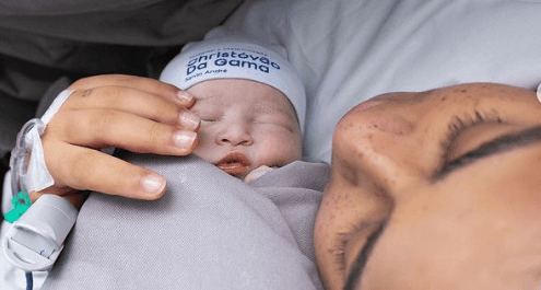 Primeira foto do Melanie, filha da MC Loma - Foto: Reprodução Instagram