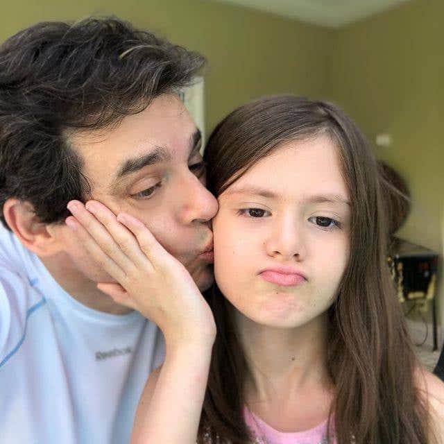 Celso Portiolli e a filha (Foto: Divulgação) Celso Portiolli e a filha (Foto: Divulgação)