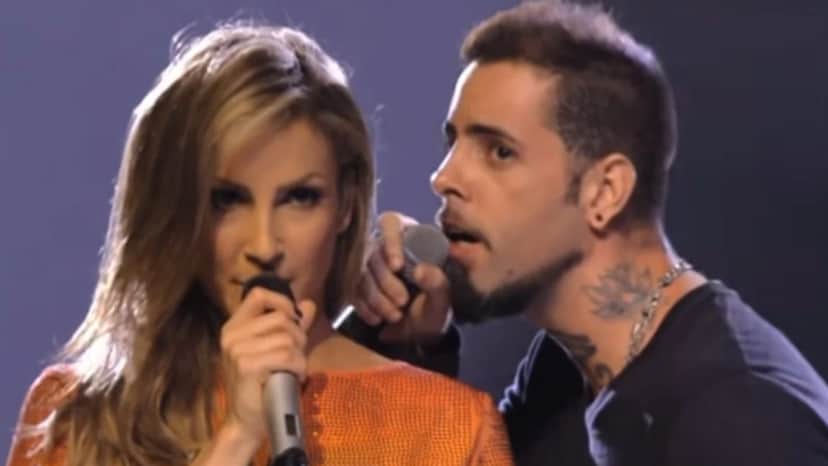 Claudia Leitte e Tico Santa Cruz em parceria musical no passado (Foto: Reprodução) Claudia Leitte e Tico Santa Cruz em parceria musical no passado (Foto: Reprodução)