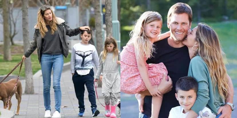 Gisele Bündchen, Tom Brady e seus filhos - Foto: Reprodução Gisele Bündchen, Tom Brady e seus filhos - Foto: Reprodução