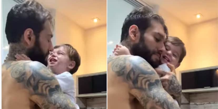 Cantor Sertanejo Lucas Lucco divulga vídeo raro ao lado do filho e a beleza do bebê chocou o Brasil - Foto Reprodução Instagram Cantor Sertanejo Lucas Lucco divulga vídeo raro ao lado do filho e a beleza do bebê chocou o Brasil - Foto Reprodução Instagram
