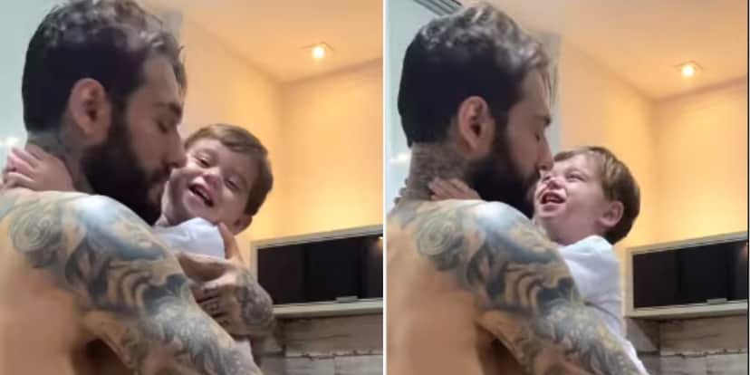 Cantor Sertanejo Lucas Lucco divulga vídeo raro ao lado do filho e a beleza do bebê chocou o Brasil - Foto Reprodução Instagram Cantor Sertanejo Lucas Lucco divulga vídeo raro ao lado do filho e a beleza do bebê chocou o Brasil - Foto Reprodução Instagram