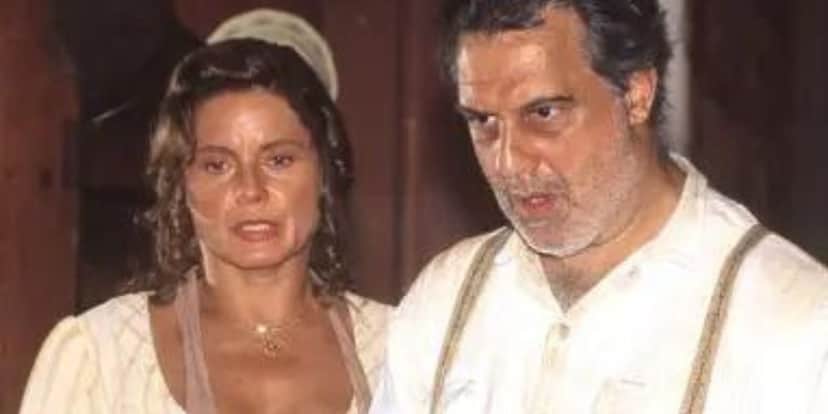 Vera Fischer e Antonio Fagundes em O Rei do Gado - Reprodução Vera Fischer e Antonio Fagundes em O Rei do Gado - Reprodução