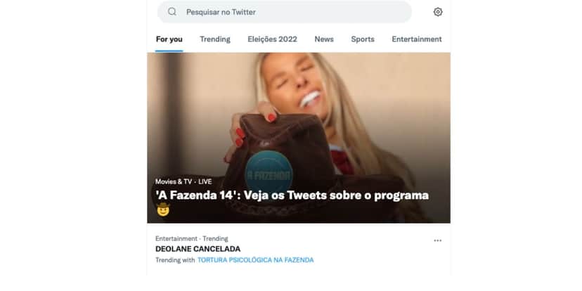Deolane é acusada de tortura psicológica na Fazenda 14 (Reprodução) Deolane é acusada de tortura psicológica na Fazenda 14 (Reprodução)