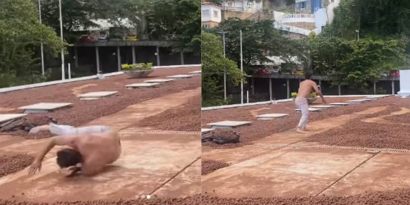 Galã da Globo, Rodrigo Lombardi mostra truque para se jogar de prédio em Travessia - Foto Reprodução Instagram Galã da Globo, Rodrigo Lombardi mostra truque para se jogar de prédio em Travessia - Foto Reprodução Instagram