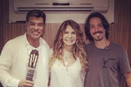 Luã Mattar com Maurício Mattar e Elba Ramalho (Foto: Reprodução) Luã Mattar com Maurício Mattar e Elba Ramalho (Foto: Reprodução)
