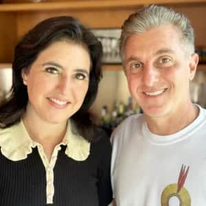 Simone Tebet e Luciano Huck (Foto: Reprodução) Simone Tebet e Luciano Huck (Foto: Reprodução)