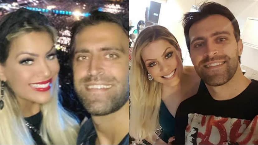 O casal de namorados famosos: apresentadora do Jogo Aberto e piloto da Stock Car O casal de namorados famosos: apresentadora do Jogo Aberto e piloto da Stock Car