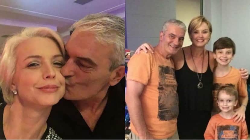 Alessandra Scatena, Rogério Gherbali e os filhos Alessandra Scatena, Rogério Gherbali e os filhos
