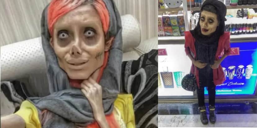Influenciadora que criou a personagem Angelina Jolie zumbi nunca mais foi vista nas redes sociais (Reprodução: Montagem TV Foco) Influenciadora que criou a personagem Angelina Jolie zumbi nunca mais foi vista nas redes sociais (Reprodução: Montagem TV Foco)