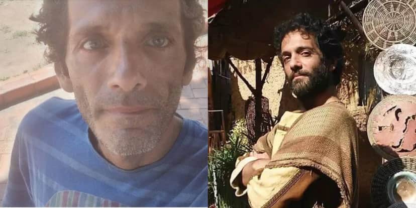 O ator Thiago Baldini atualmente e em uma novela bíblica da Record - Foto: Reprodução O ator Thiago Baldini atualmente e em uma novela bíblica da Record - Foto: Reprodução