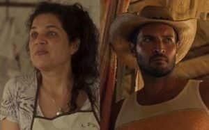 Isabel Teixeira e Leandro Lima em Pantanal: atores são disputados para novelas da Globo em 2023 (Foto: Reprodução / Globo) Isabel Teixeira e Leandro Lima em Pantanal: atores são disputados para novelas da Globo em 2023 (Foto: Reprodução / Globo)