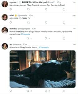 Globo apela para bunda de Chay Suede no terceiro capítulo, deixa Brasil em polvorosa e Travessia bate recorde no Ibope (Foto: Reprodução / Twitter) Globo apela para bunda de Chay Suede no terceiro capítulo, deixa Brasil em polvorosa e Travessia bate recorde no Ibope (Foto: Reprodução / Twitter)
