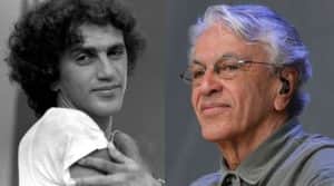 Veja o antes e depois de Caetano Veloso (Foto: Reprodução / Internet / Montagem TV Foco) Veja o antes e depois de Caetano Veloso (Foto: Reprodução / Internet / Montagem TV Foco)