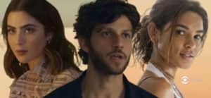 Travessia - Cafajeste até dizer chega, Ari (Chay Suede) trai Chiara (Jade Picon) e arma encontro com Brisa (Lucy Alves) em hotel (Foto: Reprodução / Globo / Montagem TV Foco)