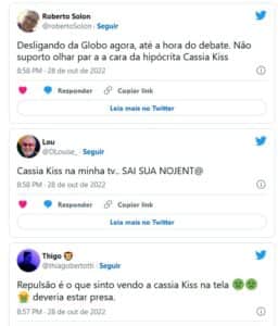 A atriz causou polêmica por falas homofóbicas (Foto: Reprodução / Twitter) A atriz causou polêmica por falas homofóbicas (Foto: Reprodução / Twitter)