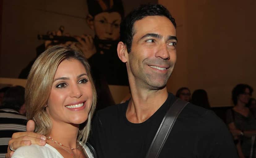 César Tralli e Flávia Freire já foram casados César Tralli e Flávia Freire já foram casados