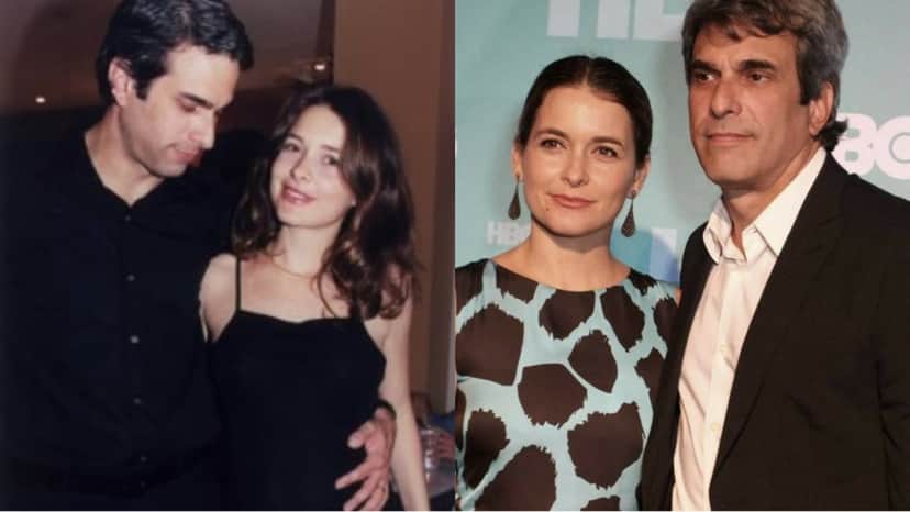 Cláudia Abreu e seu ex-marido José Henrique Fonseca em fotos dos anos 90 e mais recentemente Cláudia Abreu e seu ex-marido José Henrique Fonseca em fotos dos anos 90 e mais recentemente