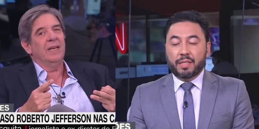 Fernão Lara Mesquita cortou algumas vezes Iuri Pitta e teve seu áudio cortado a pedido de Márcio Gomes (Reprodução: CNN Brasil) Fernão Lara Mesquita cortou algumas vezes Iuri Pitta e teve seu áudio cortado a pedido de Márcio Gomes (Reprodução: CNN Brasil)