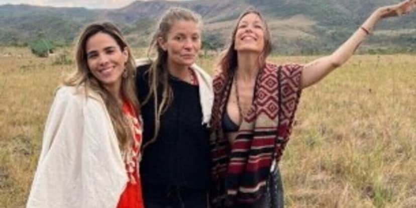 Wanessa Camargo com algumas amigas que conheceu durante o retiro (Foto Reprodução/Instagram) Wanessa Camargo com algumas amigas que conheceu durante o retiro (Foto Reprodução/Instagram)