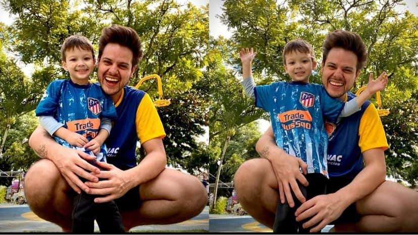 Dani Boy e seu filho Jozé Felipe, de 4 anos Dani Boy e seu filho Jozé Felipe, de 4 anos
