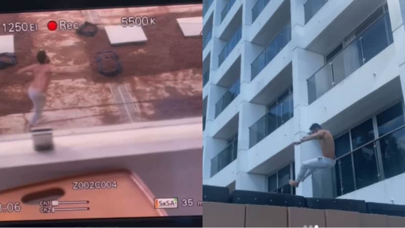 Rodrigo Lombardi publica dois vídeos mostrando o trabalho de dublês e montagem de Travessia Rodrigo Lombardi publica dois vídeos mostrando o trabalho de dublês e montagem de Travessia