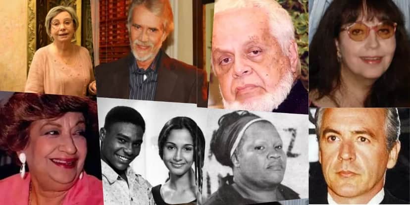 Atores que fizeram parte do elenco de Vale Tudo e já faleceram (Reprodução: Montagem TV Foco) Atores que fizeram parte do elenco de Vale Tudo e já faleceram (Reprodução: Montagem TV Foco)