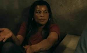 Estreia de Tati como atriz em Travessia (Foto: Reprodução / Globo) Estreia de Tati como atriz em Travessia (Foto: Reprodução / Globo)