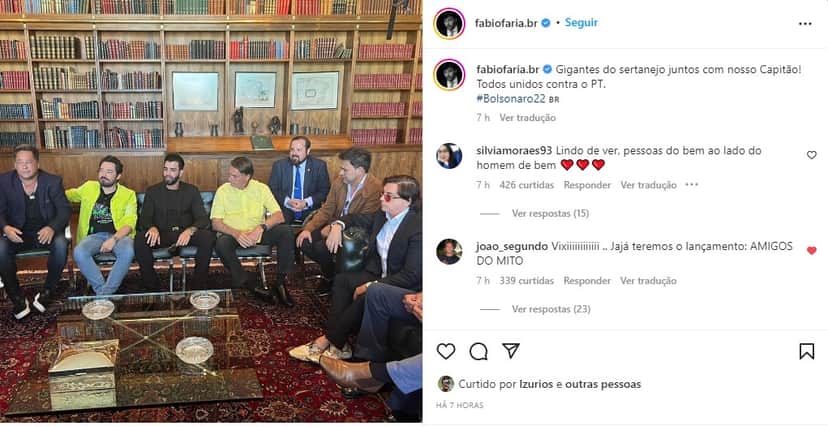 Marido de Patrícia entrega reunião entre Gusttavo, Leonardo e Zezé - Foto: Reprodução