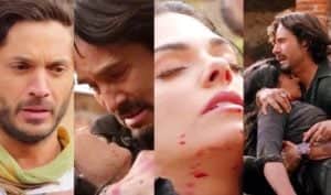Luto em A Desalmada - Fernanda morre no final da novela? César e Rafael choram após Otávio acabar com a mocinha (Foto: Reprodução / Las Estrellas / Montagem TV Foco) Luto em A Desalmada - Fernanda morre no final da novela? César e Rafael choram após Otávio acabar com a mocinha (Foto: Reprodução / Las Estrellas / Montagem TV Foco)