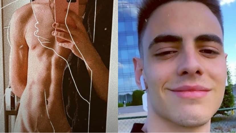 O rapaz aos 18 anos já chamava atenção do público (Reprodução) O rapaz aos 18 anos já chamava atenção do público (Reprodução)