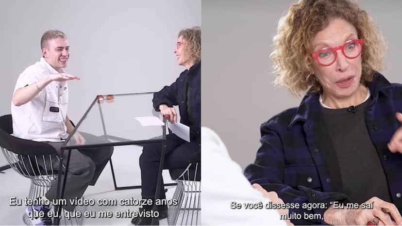 Leo Picon confessa que imitava Marília Gabriela na adolescência 