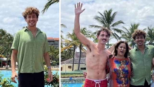 De férias, Jesuíta Barbosa esbanja beleza ao lado do seu namorado Cícero Ribeiro - Foto Reprodução Instagram De férias, Jesuíta Barbosa esbanja beleza ao lado do seu namorado Cícero Ribeiro - Foto Reprodução Instagram